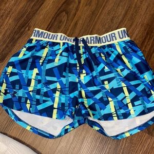 Girls under armor shorts